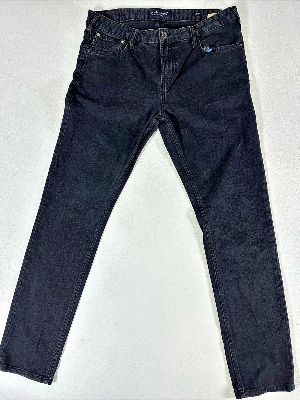 Scotch & Soda Skim Skinny Jeans - Stay Black Slim Jeans Black 34/32 everyday